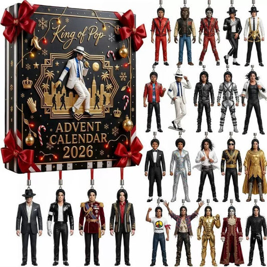 Adventskalender Pop-Legende 2026 — 24 Sammelfiguren zum Aufhängen