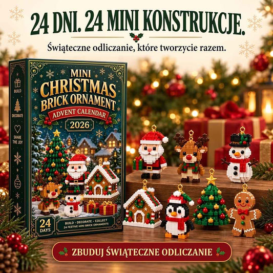 Kinder-Adventskalender mit Bausteinen 2026 — 24 Weihnachtliche Bausets